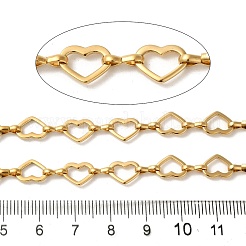 Cadenas de eslabones de corazón de acero inoxidable 304 con revestimiento iónico (IP)&nbsp;CHS-Q006-17G