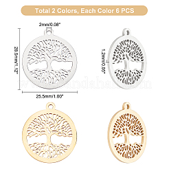 16 pendentif en acier inoxydable 304&nbsp;STAS-UN0023-39