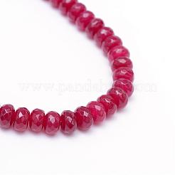 Natürliche weiße Jade Perlenstränge&nbsp;G-R343-2x4-07