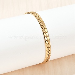 Panzerkettenarmbänder aus 304 Edelstahl für Damen&nbsp;BJEW-Z143-15G