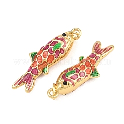 Pendentifs d'émail en laiton &nbsp;KK-CBA3297-05A-G01
