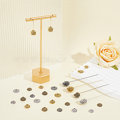 320 pièces de épingles à tête sphérique en laiton&nbsp;DIY-ME0002-62