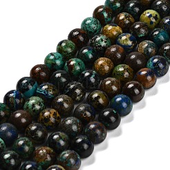 Brins de perles d'azurite naturelle&nbsp;G-P568-A01-01