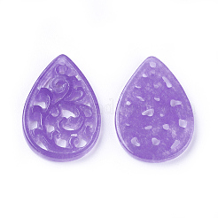 Pendentifs en jade blanc naturel sculpté&nbsp;G-L495-42A
