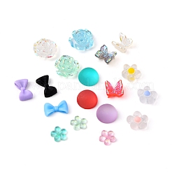 235 transparentes und undurchsichtiges Cabochon-Set aus Harz&nbsp;CRES-FS0001-02