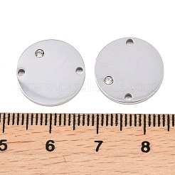 Connecteurs à maillons en acier inoxydable chirurgical 316 avec micro pavé de zircones cubiques&nbsp;STAS-K178-23P