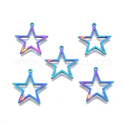 Pendentifs en acier inoxydable avec placage ionique (IP) 201&nbsp;STAS-N098-096M