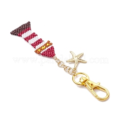 Decorazioni pendenti faro con perline miyuki delica&nbsp;HJEW-MZ00205