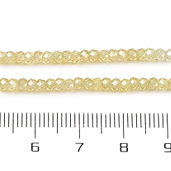 Filo di zirconi cubici di colore sfumato trasparente&nbsp;ZIRC-NH0002-01G