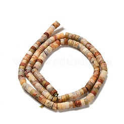 Natur verrückt Achat Perlen Stränge&nbsp;G-P575-B37-4x2mm