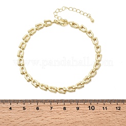 Armband aus Messinggliedern für Damen&nbsp;BJEW-K298-06G