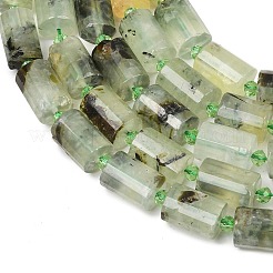 Natur Prehnit Perlen Stränge&nbsp;G-G453-E03-10x14mm