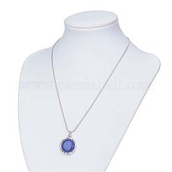 Colliers de pierres précieuses Pendentif naturelles et synthétiques&nbsp;NJEW-JN01850