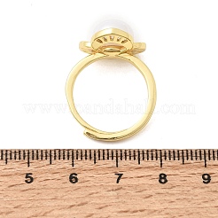Anelli di regolazione in ottone con zirconi cubici micro regolabili in ottone&nbsp;CU-CBABA66-03G