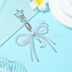 Décoration pendentif en alliage de verre&nbsp;HJEW-FZ00039