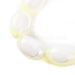 Fili di perline ovali conchiglia trochus naturale&nbsp;BSHE-S304-07B