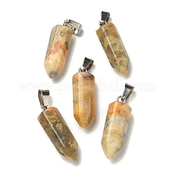 Naturali pazzi pendenti agata&nbsp;G-Z067-07P-19