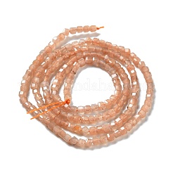 Natürliche orange Sonnenstein Perlen Stränge&nbsp;G-D467-A12
