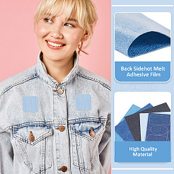 5 foglio di toppe autoadesive in denim&nbsp;PATC-TA0001-61