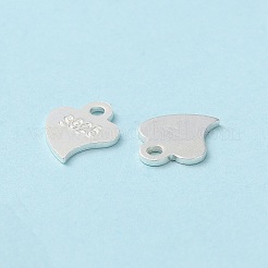 925 Herzketten-Verlängerungsverbinder aus Sterlingsilber&nbsp;STER-P053-02S
