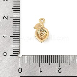 Colgante micropavé cubic zirconia de latón&nbsp;KK-R219-36E-G