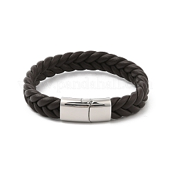 Geflochtene Mikrofaser-Lederbandarmbänder für Männer&nbsp;BJEW-Z081-13P-01