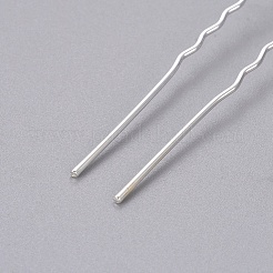 (defekter Restpostenverkauf) Damenhaarzubehör versilberte Eisenkugelhaargabeln&nbsp;LS-PHAR-XCP0004-04S-01