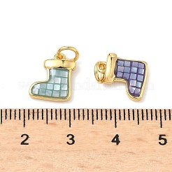 Ciondoli smaltato in ottone&nbsp;KK-H534-07G