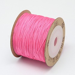 Nylonfäden, neon rosa , 0.6 mm, ca. 109.36 Yard (100m)/Rolle