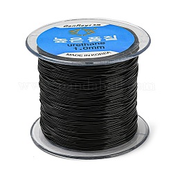 Korean Elastic Crystal Thread, Black, 1mm, about 109.36 yards(100m)/roll