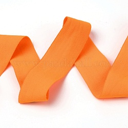 Nastro di nylon, doppia faccia opaca, accessori per cucire indumenti per tessitura, arancione scuro, 3/4 pollice (20 mm), circa 50iarde / rotolo (45.72m / rotolo)