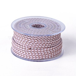編み紐  革のアクセサリーコード  ジュエリーDIY製版材料  アザミ  3mm  約21.87ヤード（20m）/ロール