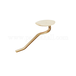 Legierungshaarstick Zubehör, mit Tablett, golden, Fach: 15 mm, 37 mm, 10 Stück / Beutel