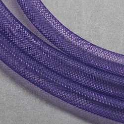 Cable de hilo de plástico neto, azul oscuro, 4mm, 50 yardas / paquete (150 pies / paquete)
