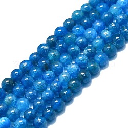 Natürliche Apatit Perlen Stränge, Runde, 6~7 mm, Bohrung: 0.6 mm, ca. 62~64 Stk. / Strang, 14.96''~15.35'' (38~39 cm)