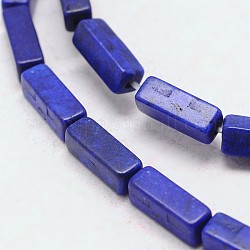 Synthetical Dyed Turquoise Rectangle Bead Strand, Blue, 12x4x4mm, Hole: 1mm, about 33pcs/strand, 15.3 inch
