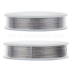 1Roll 26 Gauge (0.4mm) 124.6 Feet (38m) Tiger Tail Beading Wire 316  Stainless Steel Wire For Outdoor Yard Garden Or Jewelry Making Crafts