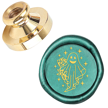 Wax Seal Brass Stamp Head AJEW-WH0209-390