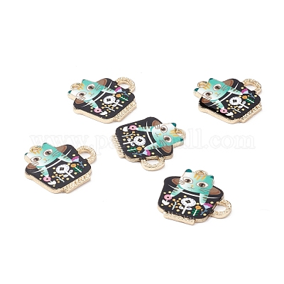 Pendentifs d'émail en alliage&nbsp;X-ENAM-F142-01A-1