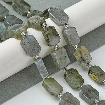Chapelets de perles en labradorite naturelle &nbsp;G-C098-A05-01-1