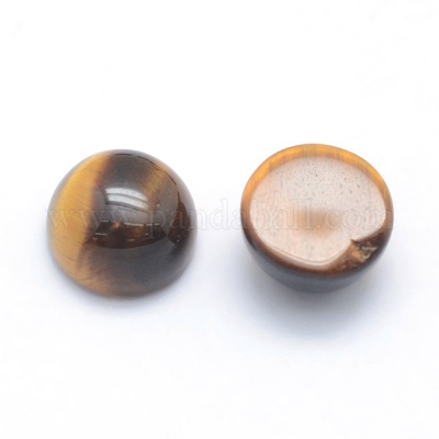 Natürlichen Tigerauge Cabochon&nbsp;G-P393-R25-6mm-1