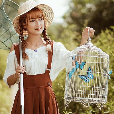 U-M PULABO Collana Con Ciondolo Farfalla - Gioiello Di Moda Per Donne E Ragazze, Idea Regalo