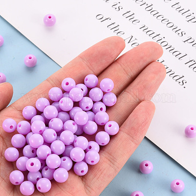 Perles acryliques opaques&nbsp;MACR-S370-C8mm-A03-1