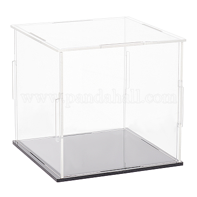 Clear acrylic box wholesale, clear plastic display boxes with lids