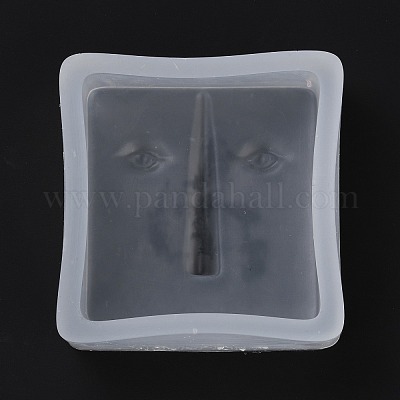 3D Human Face Candle Mold Candle Making Molds Silicone Abstract