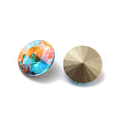 Cabochons de strass en verre&nbsp;RGLA-M017-G02-202ST-1