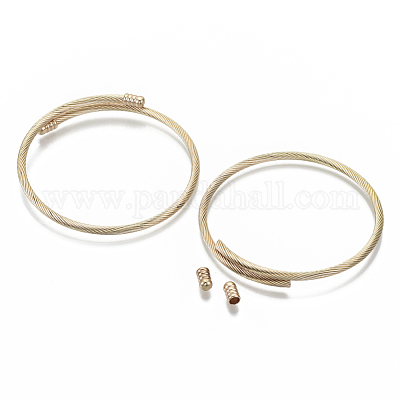 Fabbricazione di braccialetti con polsini in lega&nbsp;PALLOY-N158-035LG-1