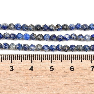 Natürlicher Lapislazuli Perlenstränge&nbsp;G-RM250104-A6-1