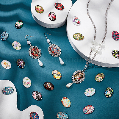 Glas cabochons&nbsp;GLAA-PH0002-20-1