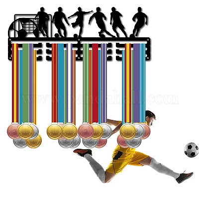 Support de mur d'affichage de support de cintre de médaille de fer de mode&nbsp;ODIS-WH0037-176-1